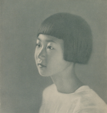 大久保好六《豊子さん》1926年 ブロムオイル印画